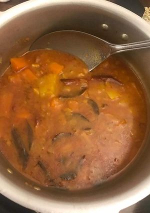 A picture of Sambhar.