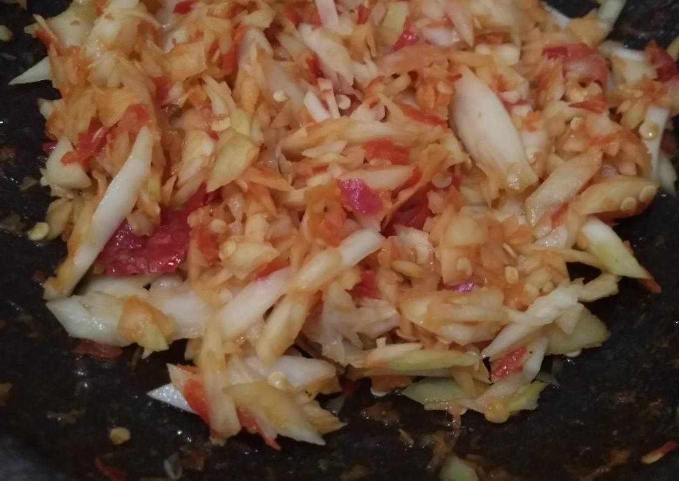 Sambel pencit ala resto bebek madura