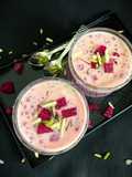 Red Dragon Fruit & Sago Pudding / Kheer / Payasam / Drink