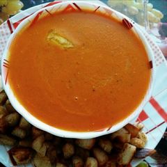 A picture of Tomato soup.