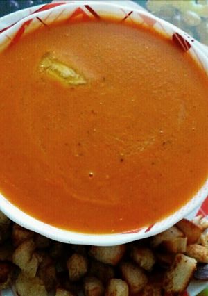 A picture of Tomato soup.