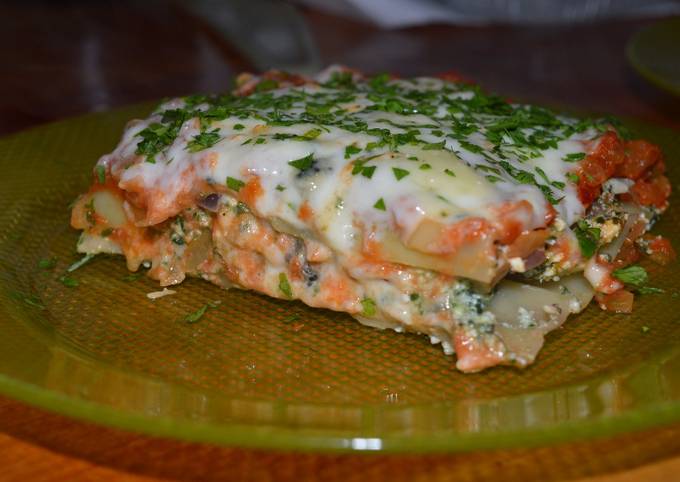 Lasagna vegetariana Receta de Fabio Talibs- Cookpad