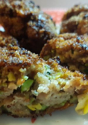 Zöldséges fasírt recept fotója