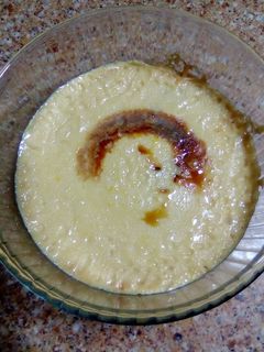 Una foto de Flan 10 minutos microondas