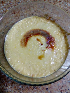 Una foto de Flan 10 minutos microondas