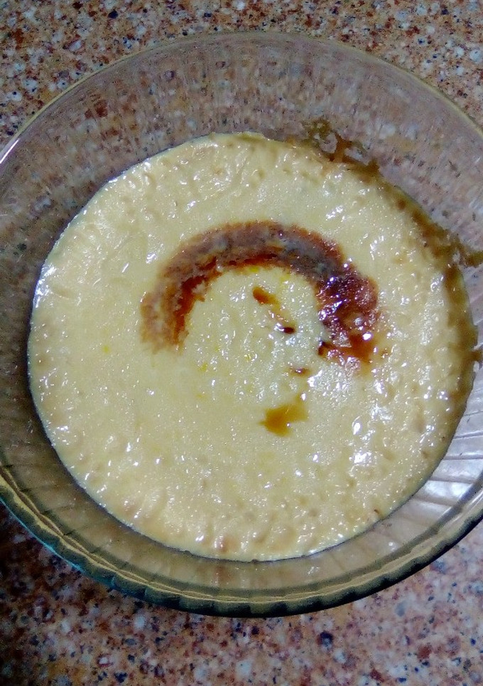 Una foto de Flan 10 minutos microondas