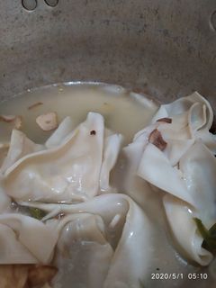 Foto resep Pangsit rebus sederhana