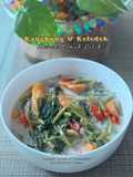 Kangkung & Keledek Masak Lemak Putih Lada Hitam