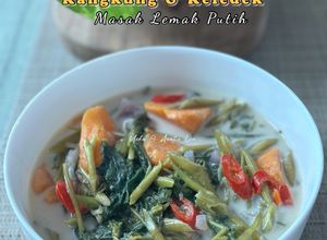 Gambar Kangkung & Keledek Masak Lemak Putih Lada Hitam