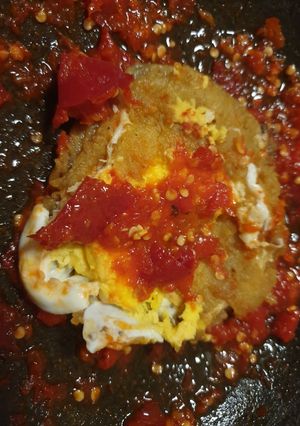 Foto resep Telur crispy geprek