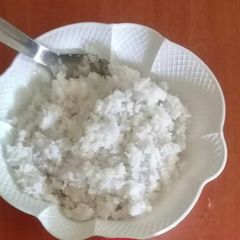 A picture of Plain rice.