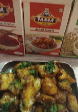 A picture of Achari Aloo.