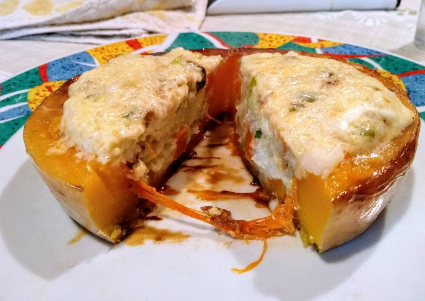 Rodajas de calabaza rellenas