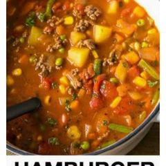 A picture of Humbuger soup.