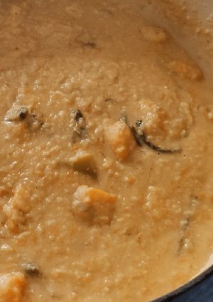 Une photo de ⭐⭐⭐Soupe de lentilles et butternut