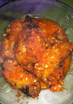 Foto resep Tongkol bumbu merah