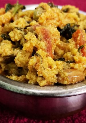 लातूर स्पेशल दर्शवेळा अमावस्या भज्जी(मिक्स भाजी) (mix bhaji recipe in marathi) रेसिपी चे मुख्य फोटो 