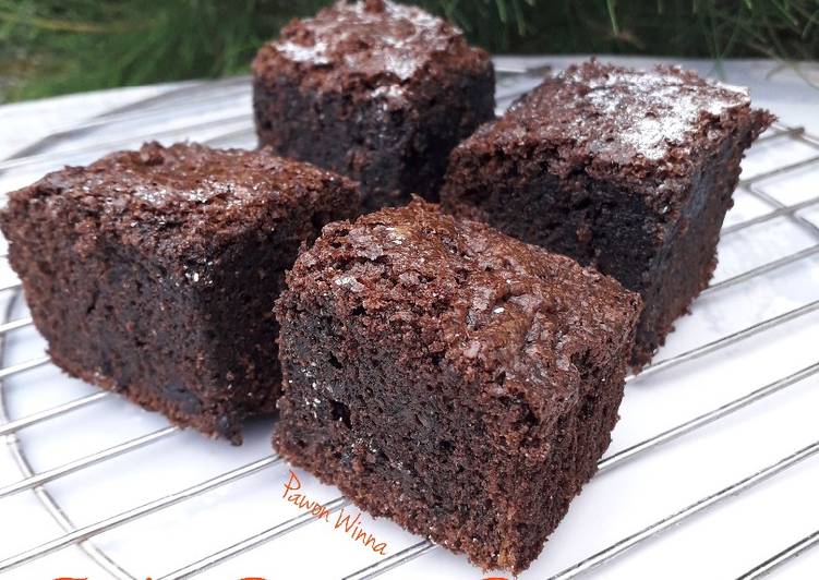 214.Fudgy banana brownie(Brownies Pisang)