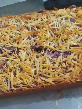 Cara Gampang Menyiapkan Resep Bolu Santan Ubi Ungu Keju yang Uenak Anti Ribet, Bisa Manjain Lidah