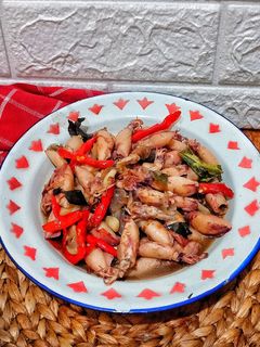 Foto resep Cumi Asin Saos Tiram