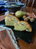 Torta ricotta pere e noci