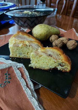 Foto di Torta ricotta pere e noci