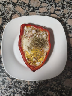Una foto de Pimientos rellenos 🤤