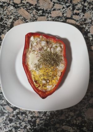 Una foto de Pimientos rellenos 🤤