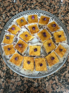 صورة لوصفة بسبوسه بالقشطه