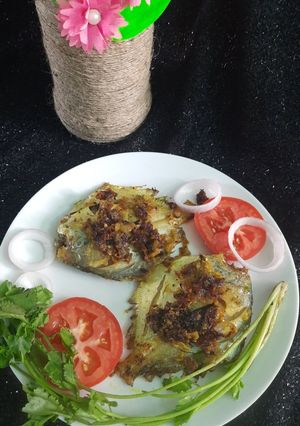 পমফ্রেট ঘি রোস্ট (pomfret ghee roast recipe in Bengali) রেসিপির প্রধান ছবি