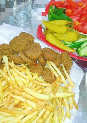 صورة لوصفة طريقة عمل فلافل مقليه