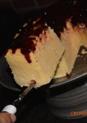 عکسی از دستور چیز کیک ژاپنی