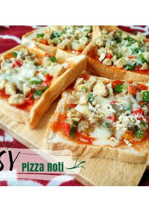 Foto resep Mozzarella Pizza Roti Tawar