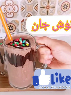 عکسی از دستور آیس پک شکلاتی