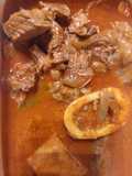 Carne guisada. Rica, rica..