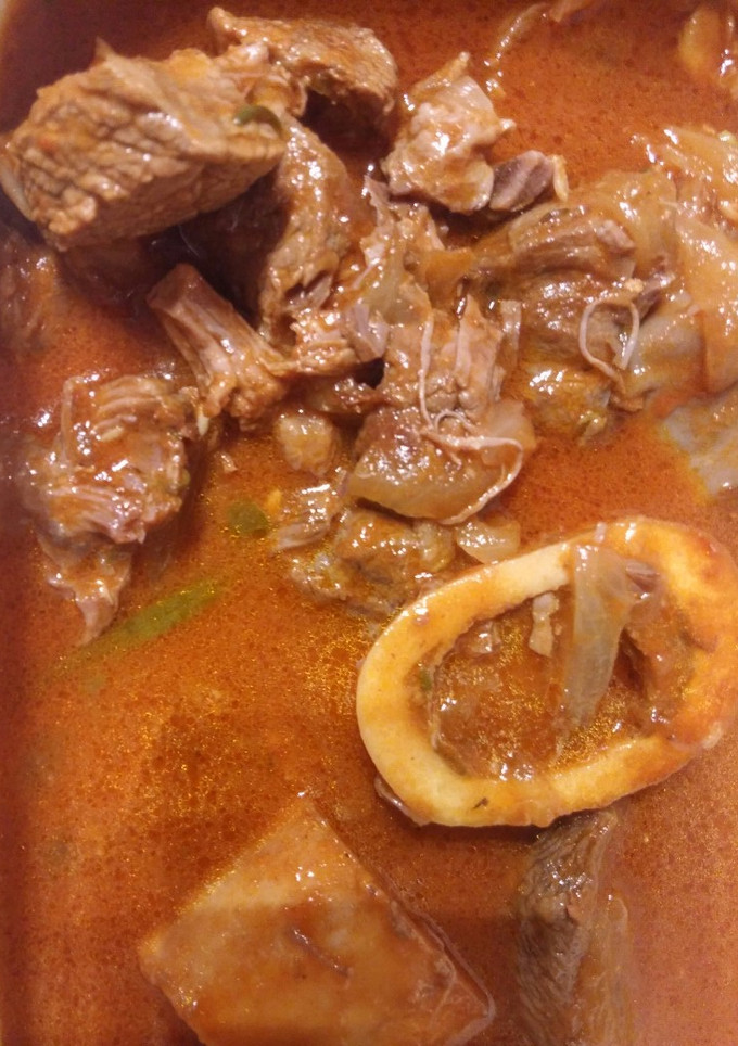 Una foto de Carne guisada. Rica, rica..