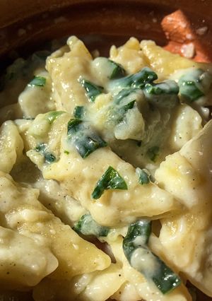 Una foto de Salsa blanca con Verdeo 💚 Versión vegana