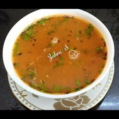 A picture of Tomato Pepper Rasam.