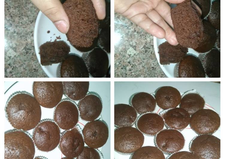 Recipe of Award-winning Chocolate cupcakes without oven