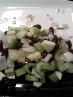 A picture of Bean Salad Vinaigrette.