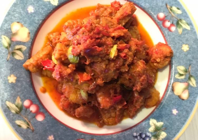 Resep Udang Tempe Pete Balado, Enak Banget