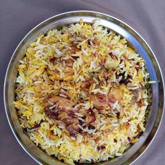 A picture of Chicken biryani II.