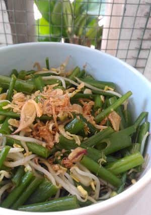 Foto resep Tumis Kembang Bawang (Bunga Bawang Merah)