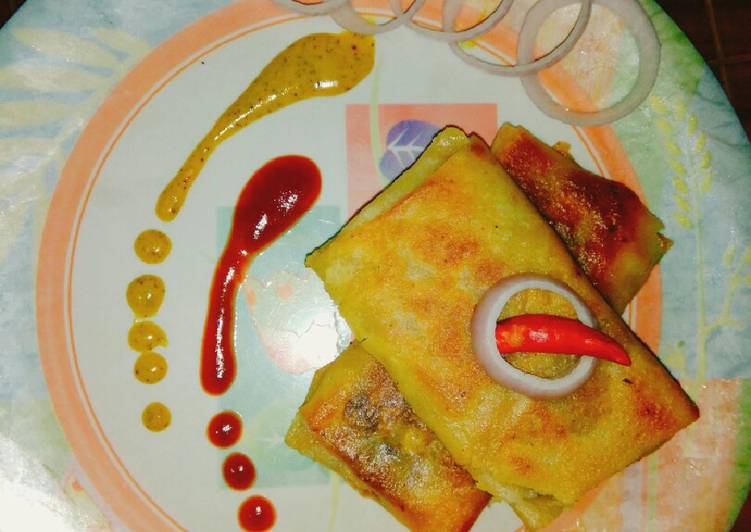 Easiest Way to Prepare Speedy Semolina spring rolls