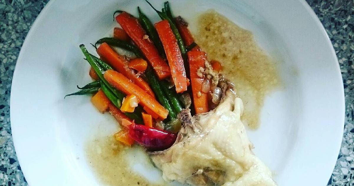 156 easy and tasty chicken carrot and green beans stir fry recipes by home cooks Cookpad