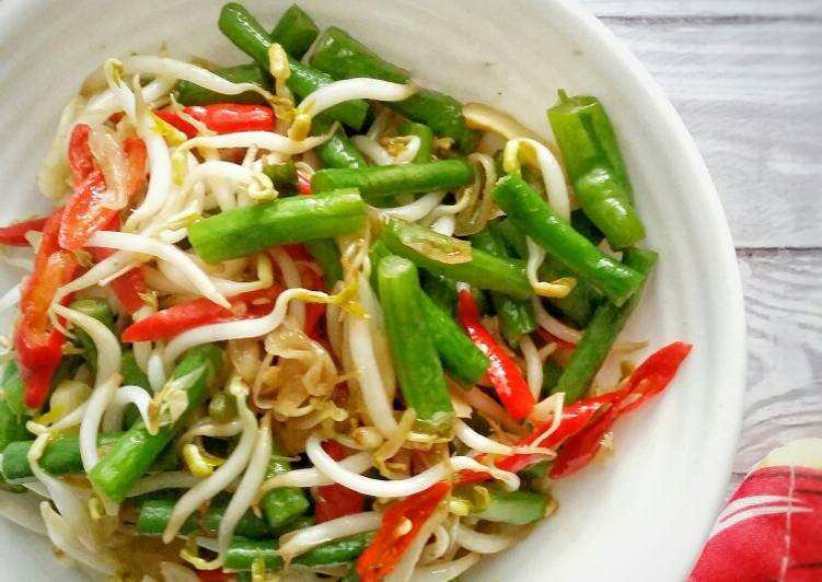 Oseng Kacang Panjang dan Toge