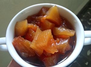 Una foto de Dulce de fruta bomba verde👩🏼‍🍳
