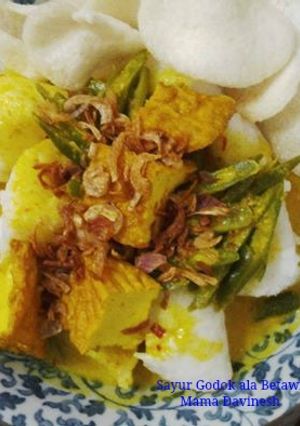 Foto resep Sayur godog ala Betawi feat lontong