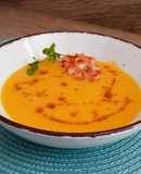 Crema de calabaza o sopa fría de calabaza