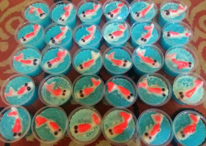 Puding cup Koi